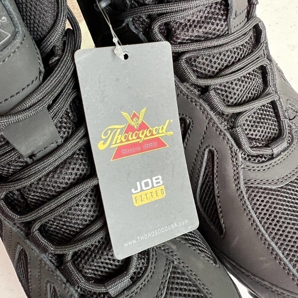 Thorogood Crosstrex Waterproof Work Boots, Black, Men's 13 M - Picture 9 of 10